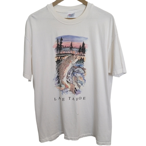 Vintage Single Stitch Lake Tahoe Graphic Tee - Picture 11 of 11
